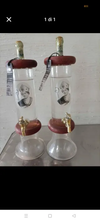 Coppia di grappe da collezione