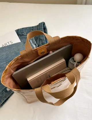 Bolso Tote Bag marrón