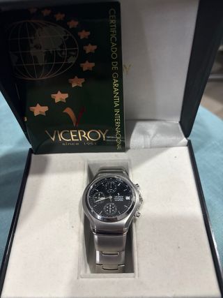 Reloj Viceroy Cronógrafo Acero Caja y Papeles