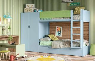 LITERA TIPO TREN CON ARMARIO OMEGA.