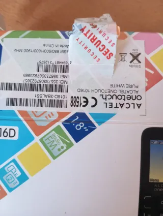 Teléfono Alcatel One Touch Negro