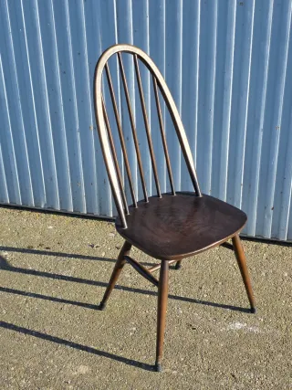 Silla Ercol vintage de madera