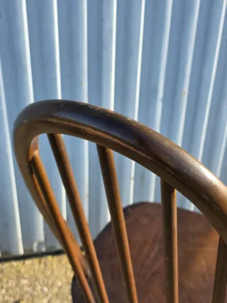 Silla Ercol vintage de madera