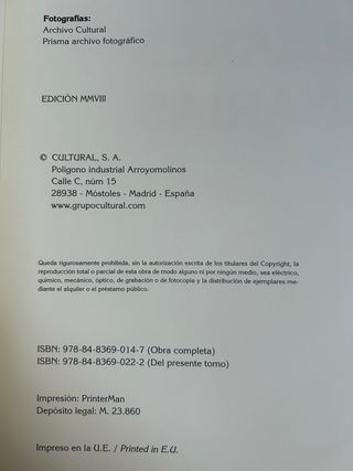 Colección Patrimonio Cultural – 10 tomos