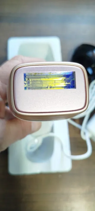 Depiladora Luz Pulsada IPL Gold/White