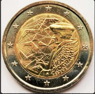 Moneda 2€ España 2022 - Programa Erasmus