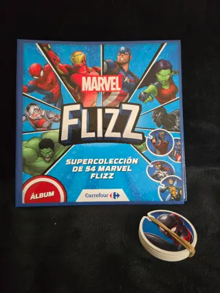 Álbum Tazos Marvel Flizz Carrefour