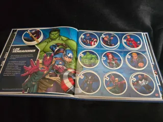 Álbum Tazos Marvel Flizz Carrefour