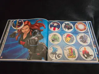 Álbum Tazos Marvel Flizz Carrefour