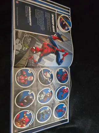 Álbum Tazos Marvel Flizz Carrefour