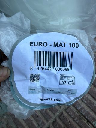 Estera Fibra Vidrio REGARSA 100g/m2