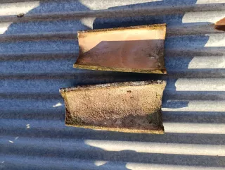 Tejas de barro usadas