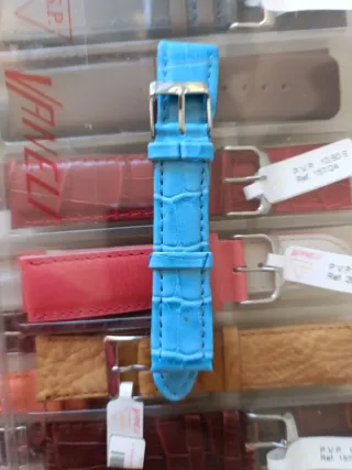 Lote correas piel para reloj