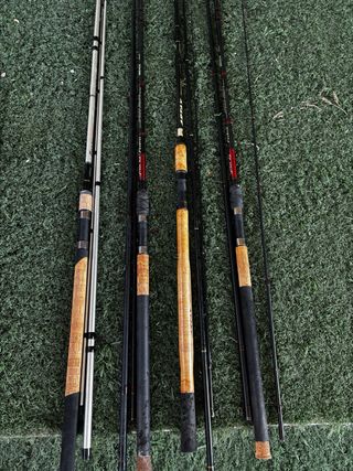 Canne da pesca all'inglese e mulinelli da pesca