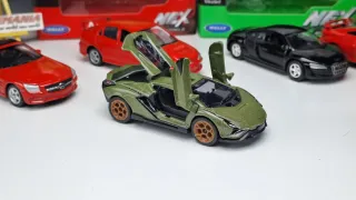 Lote coches a escala Majorette, Welly