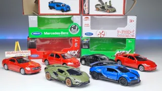 Lote coches a escala Majorette, Welly