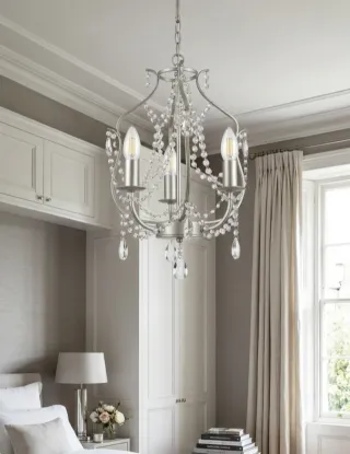 Lámpara colgante Ikea lágrimas cristal