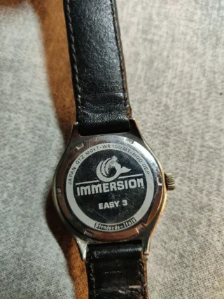 Orologio Immersion nero e giallo