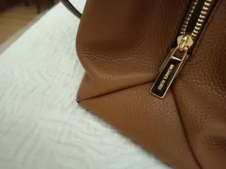 Bolso Michael Kors Marrón y Dorado Auténtico