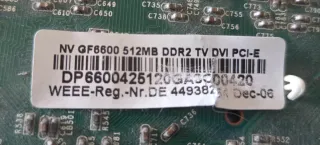Tarjeta Gráfica Nvidia GF6600 512MB