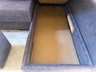 Sofá 3 plazas con Chaiselongue gris