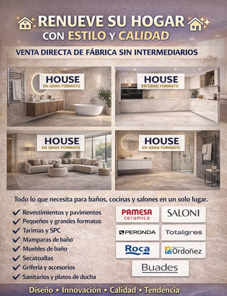 Materiales para baño, hogar y piscina