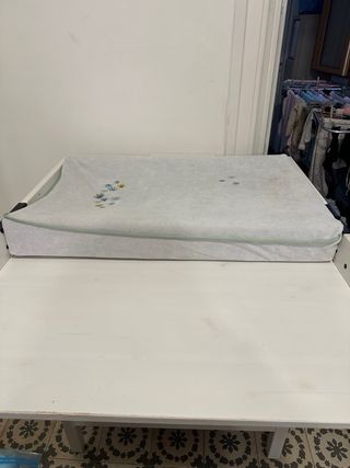 Cambiador IKEA SUNDVIK Blanco con colchon y funda