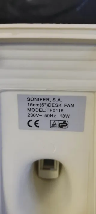 Ventilador de mesa Orbegozo