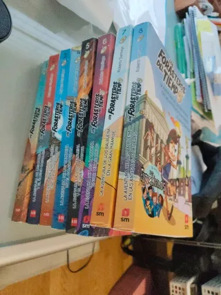 8 libros los forasteros del tiempo