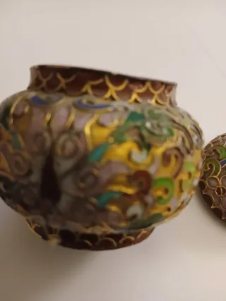 Potiche Cinese Piccolo Cloisonné
