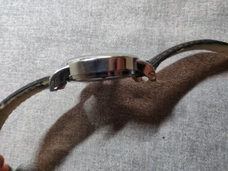 Orologio automatico nero e argento