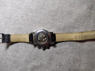 Orologio automatico nero e argento
