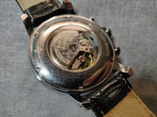 Orologio automatico nero e argento