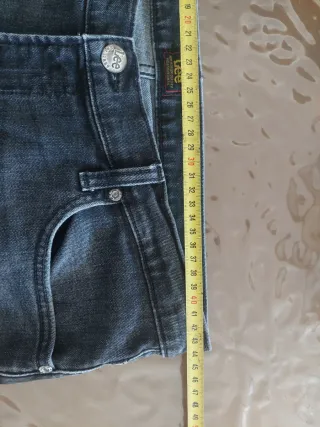 Lee Rider jeans gris oscuro W34 L30 corte recto