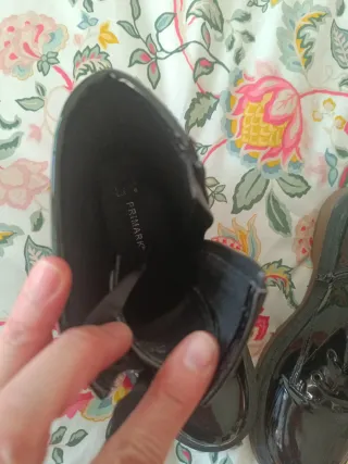 Botas charol negras talla 37