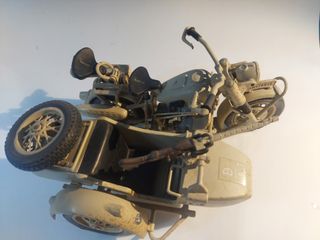 BMW R75-Sidecar "Afrika Korps" 1:15 Metallo 70'