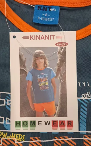 Pijama niño verano manga corta T/8