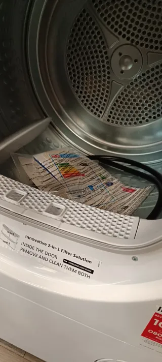 Secadora Hoover 10kg Bomba Calor A++