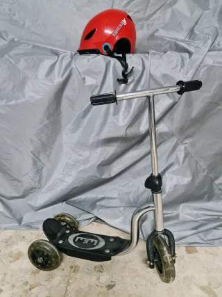 Patinete 3 ruedas + Casco Infantil