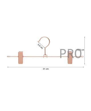 Juego de 10 perchas con 2 pinzas anticorrosivas
