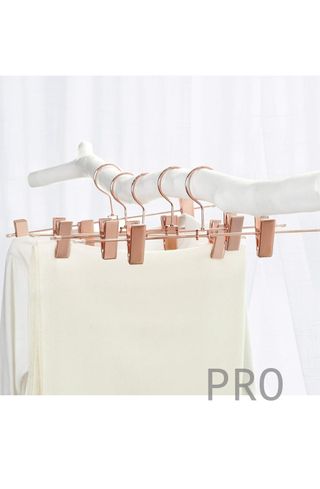 Juego de 10 perchas con 2 pinzas anticorrosivas