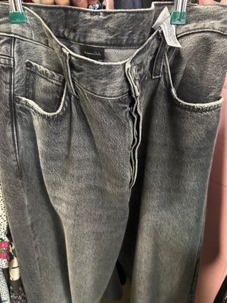 Vaqueros Massimo Dutti Gris Talla 40