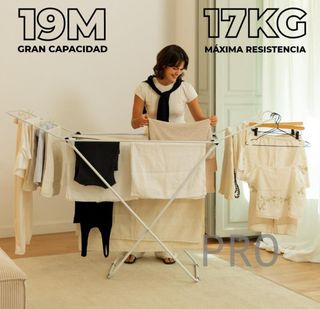 Tendedero plegable con alas - Newlux