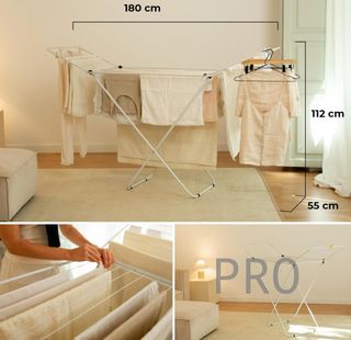 Tendedero plegable con alas - Newlux