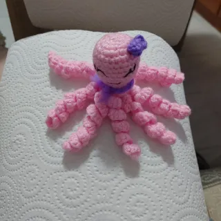 Amigurimi Pulpito crochet para bebé personalizado