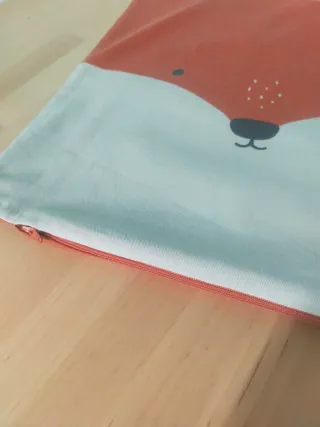 Funda Cojín Infantil Zorro H&M Home