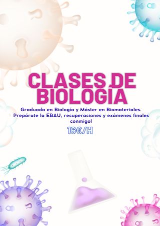 Clases Biología en Guadalajara