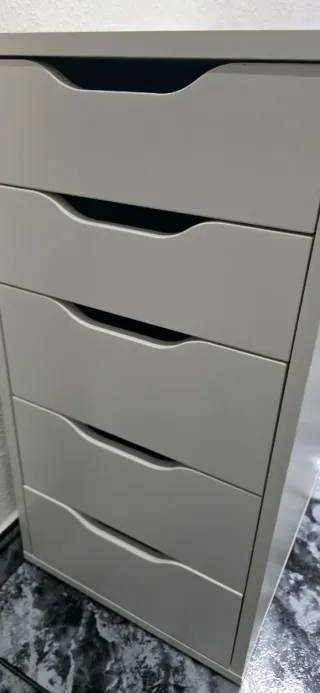 Cajonera Ikea Alex 5 compartimentos