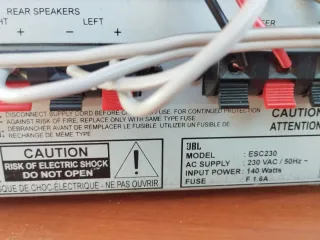 Amplificador JBL ESC230 Home Cinema 5.1