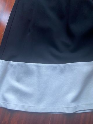 Vestido Zara Negro y Blanco